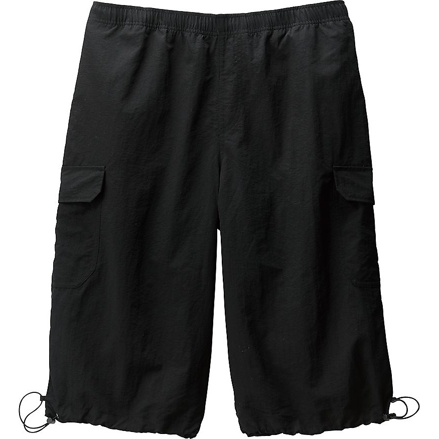 PLWAQAワイドサーフパンツ7ブ BK LL