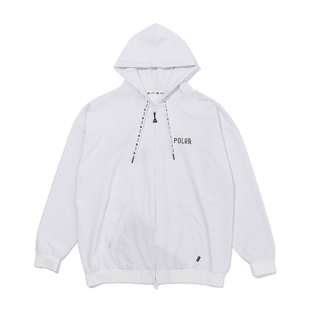 FURRY FONT QUICK DRY ZIP HOOD