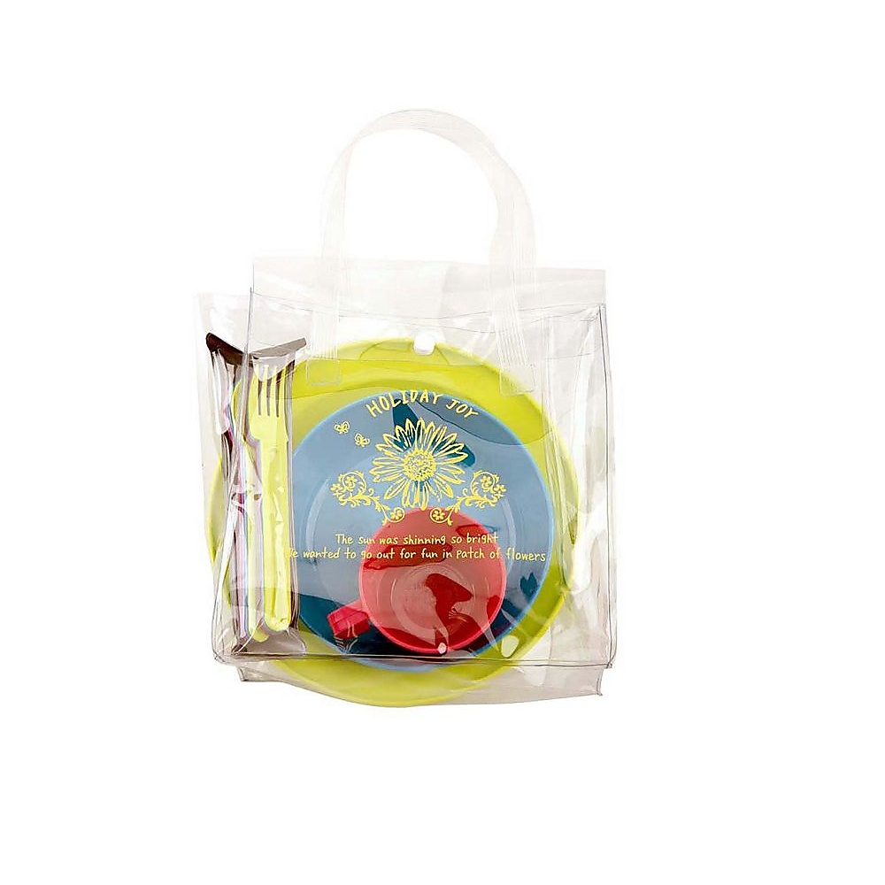 ホリデージョイ 抗菌 行楽食器セット 4人用