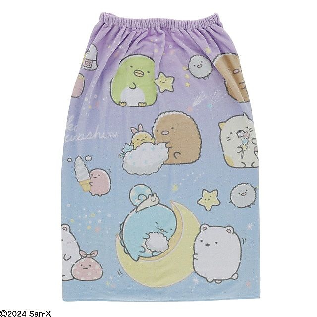 すみっコぐらし「きらきらお星さま」80丈巻きタオル