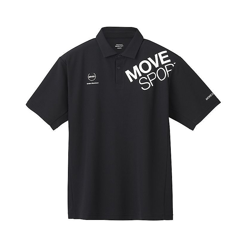 SUNSCREEN ミニ鹿の子 ポロシャツ