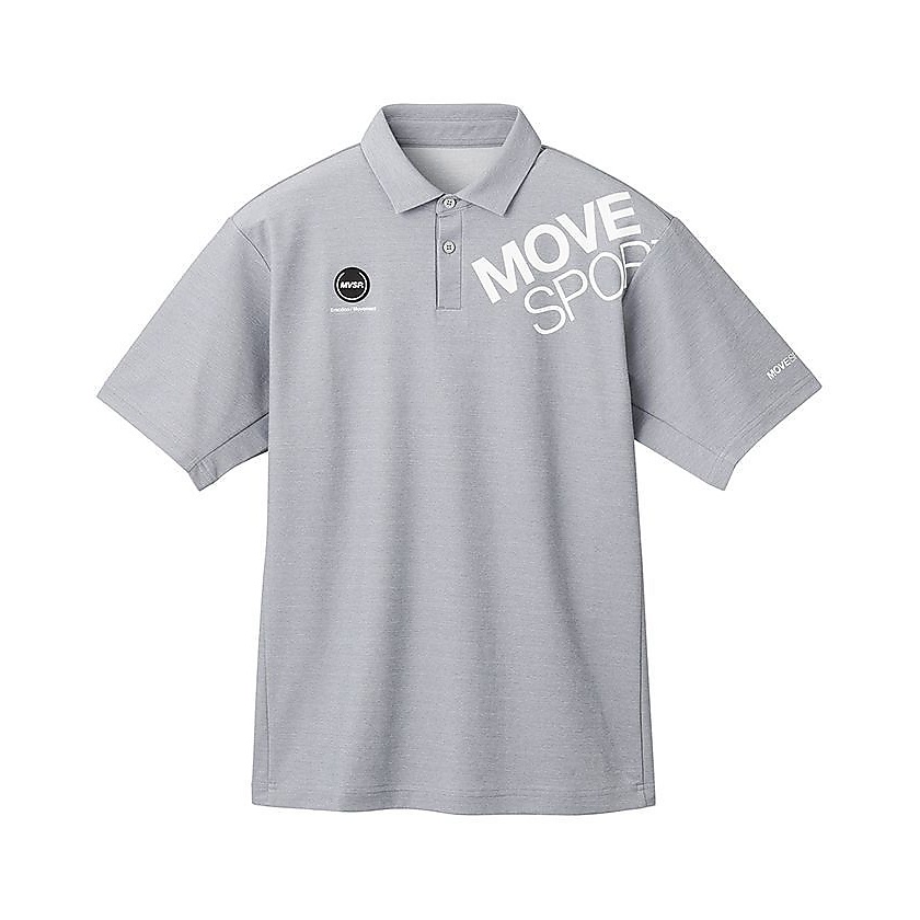 SUNSCREEN ミニ鹿の子 ポロシャツ