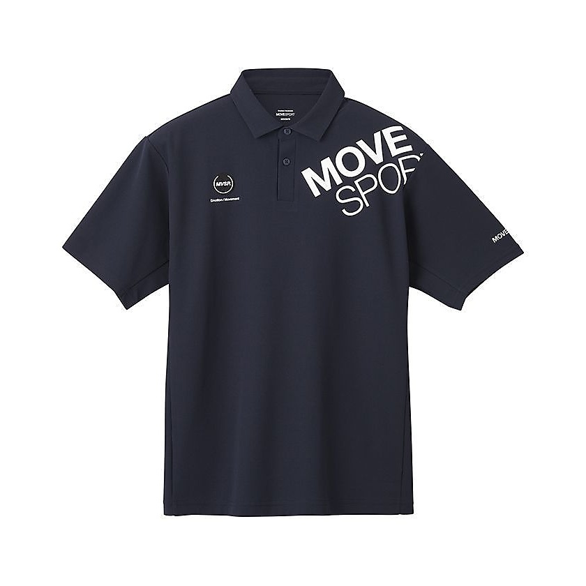 SUNSCREEN ミニ鹿の子 ポロシャツ