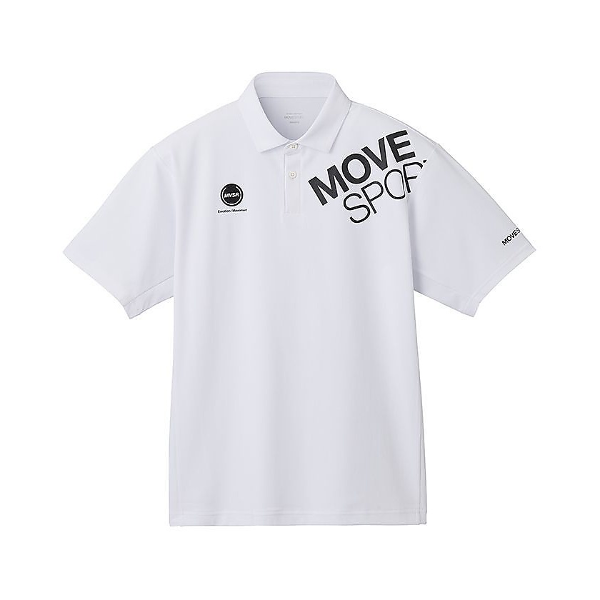 SUNSCREEN ミニ鹿の子 ポロシャツ