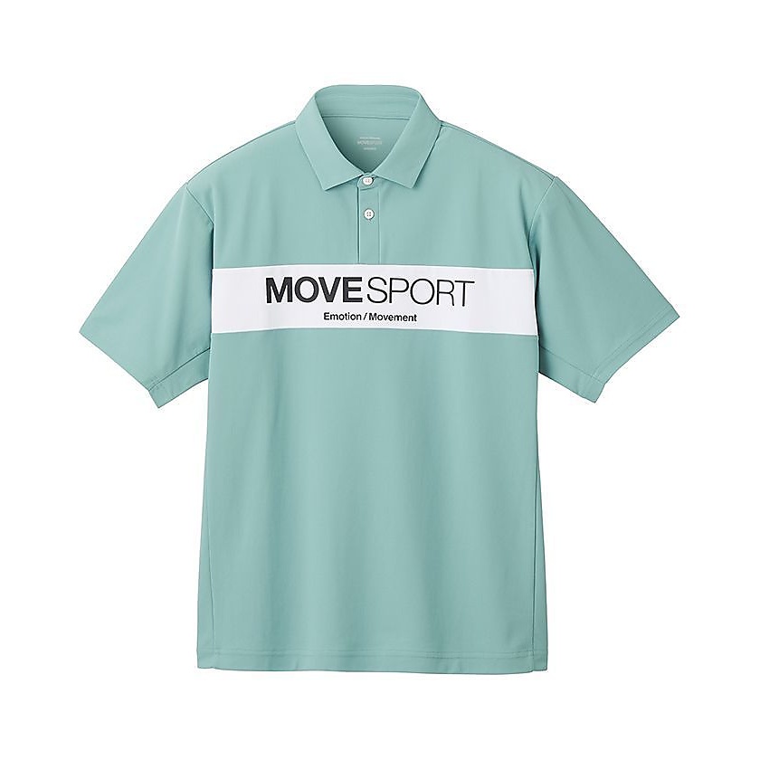 SUNSCREEN ミニ鹿の子 ポロシャツ