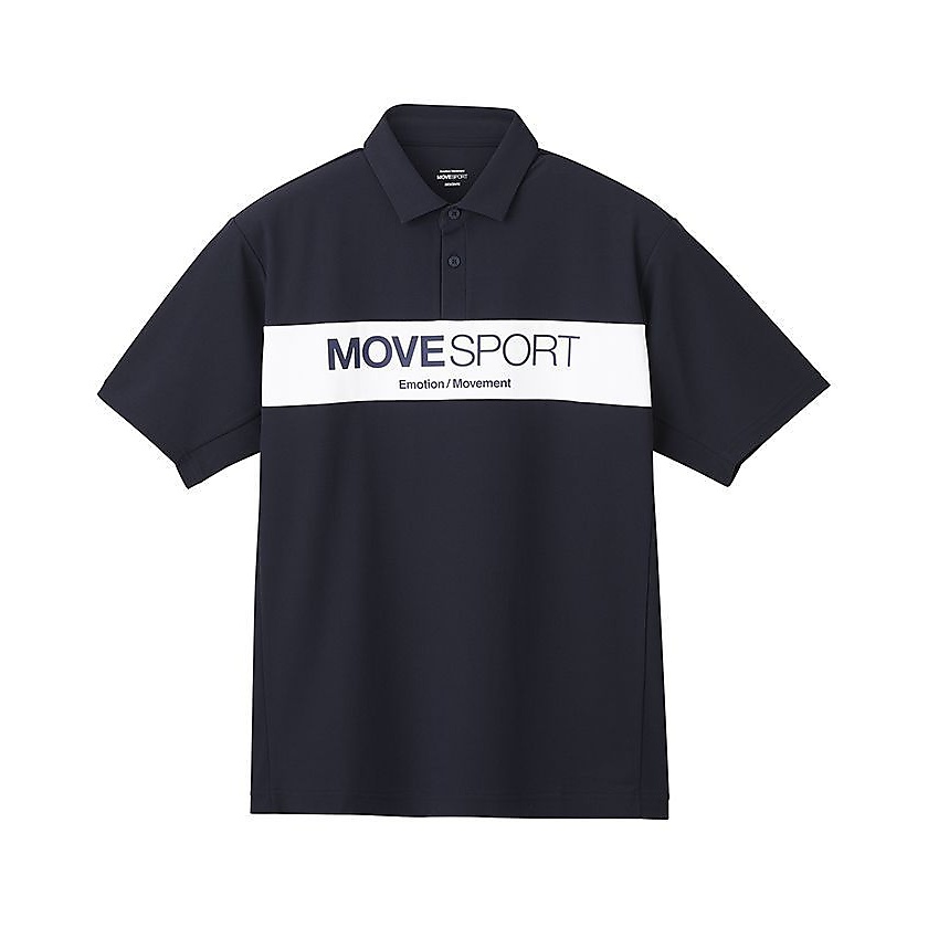 SUNSCREEN ミニ鹿の子 ポロシャツ