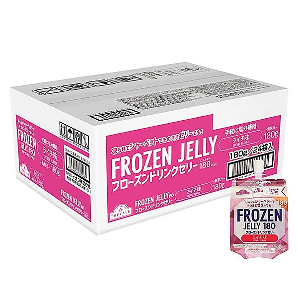 ice1出品♡ TOPVALUトップバリュ - フローズンドリンクゼリー ライチ味＜ケース