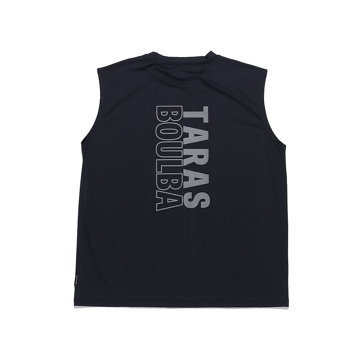 接触冷感 プリントノースリーブTシャツ