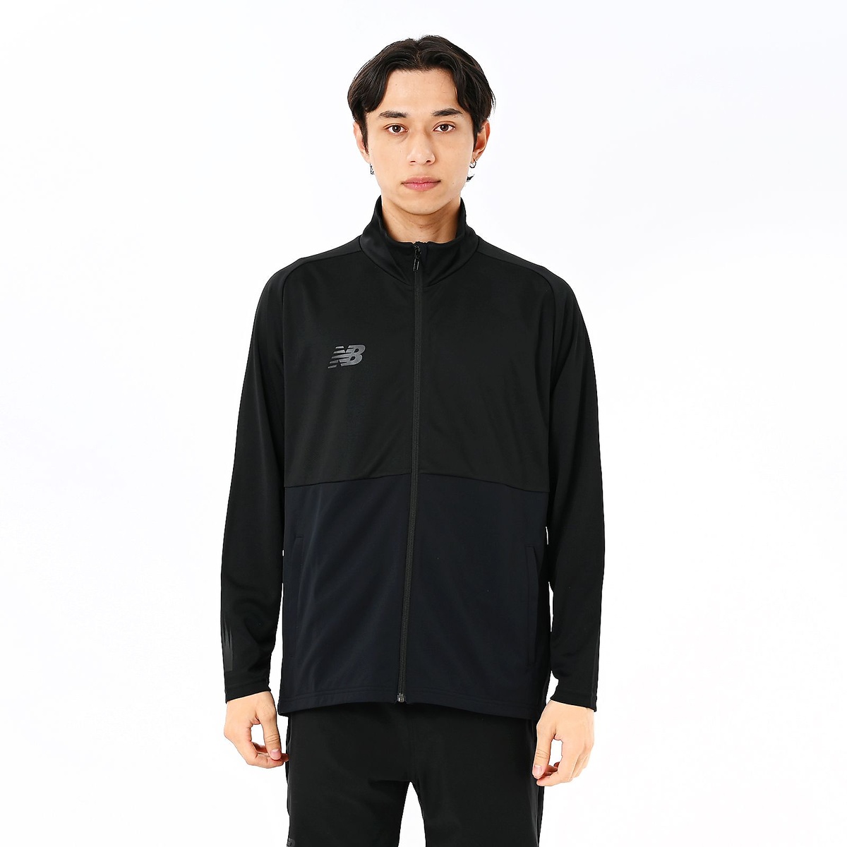 Black Out ジャガードトラックニットジャケット