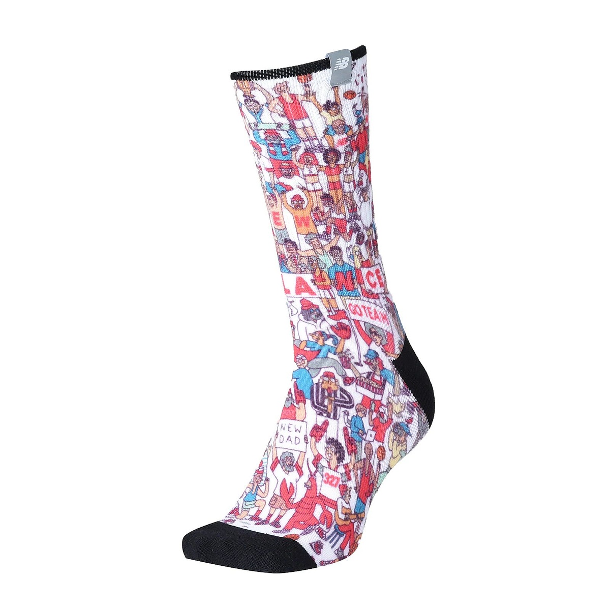 デジタルプリントクルーソックス1P