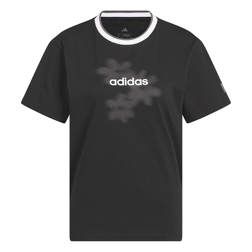 W リニア FLWR グラフィック Tシャツ