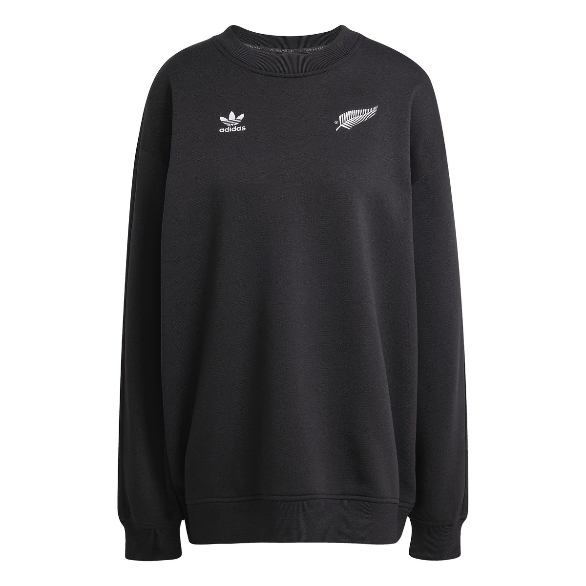 W ALL BLACKS トレフォイル ESS クルーネック フリース