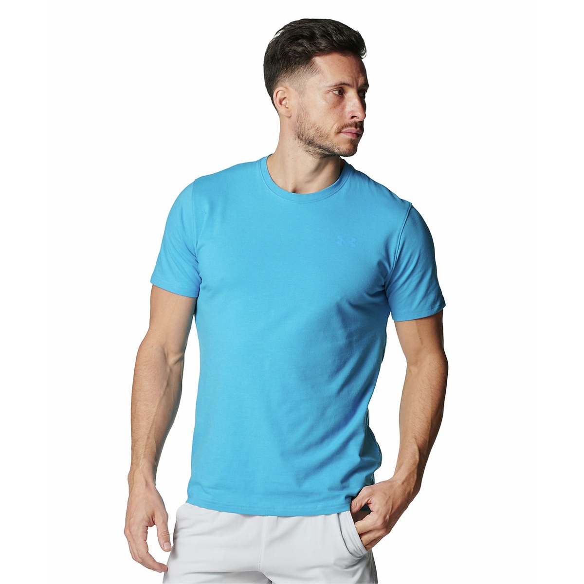 UA CHARGED COTTON SS