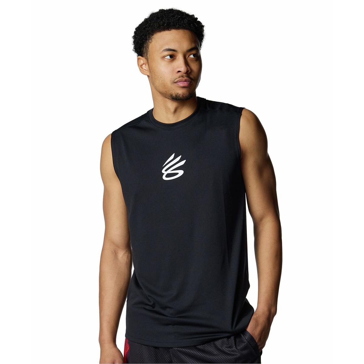 CURRY Tech Logo Sleeveless T-Shirt