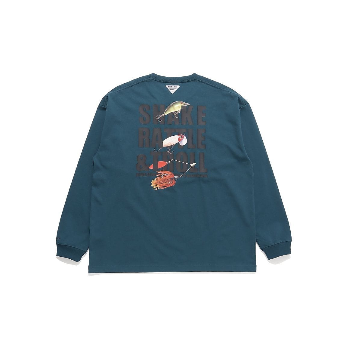 バーンノベルグラフィックロングスリーブTシャツ