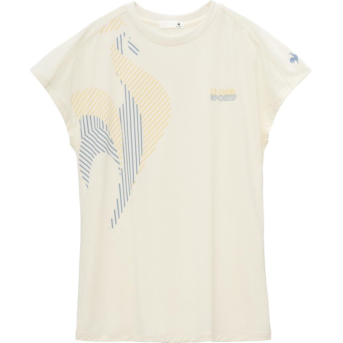 接触冷感フレンチスリーブシャツ