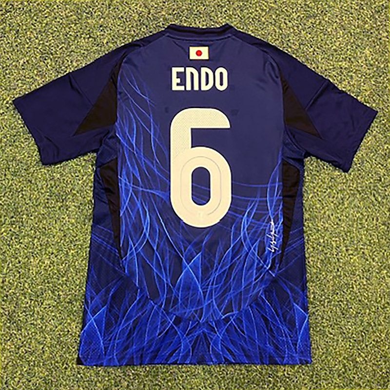 【あっちゃん】サッカー日本代表 ユニフォーム　遠藤航　No.6 Lサイズ adidasアディダス - #6遠藤 航 サッカー日本代表 2024 ホーム レプリカ