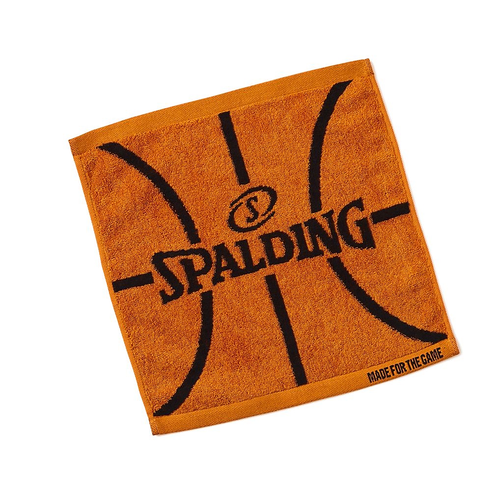 ジャカード スクエア タオル ボールモチーフ オレンジ