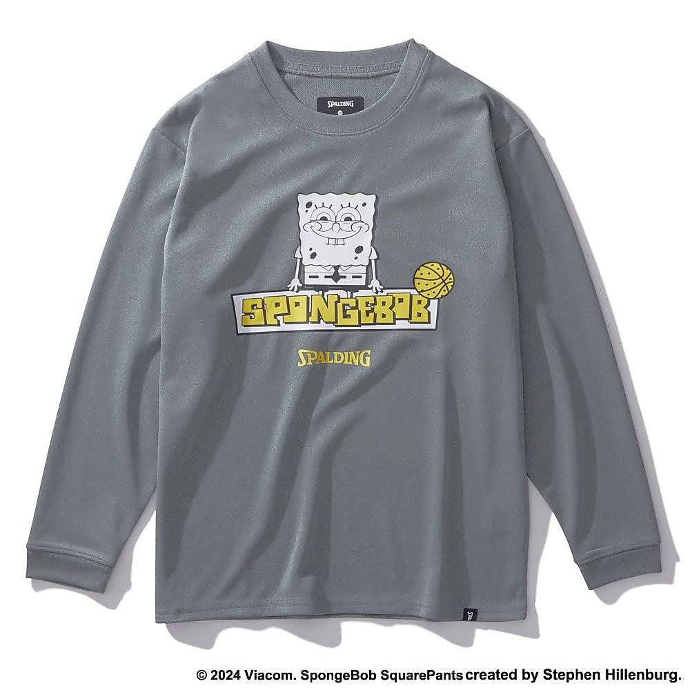 ジュニア ロングスリーブTシャツ スポンジ・ボブ イエロー