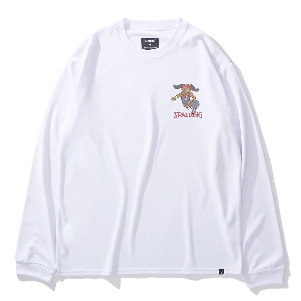 ロングスリーブ Tシャツ ビーグル レッツ プレイ フープス