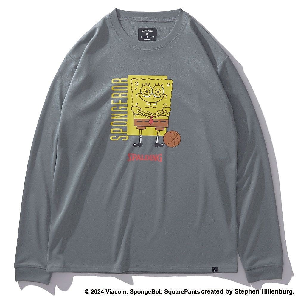 ロングスリーブTシャツ スポンジ・ボブ バスケットボール フリーク