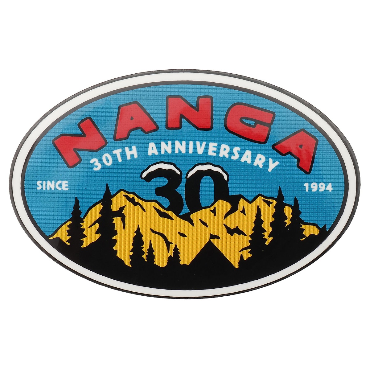 NANGA 30TH ANNIVERSARY STICKER OVAL