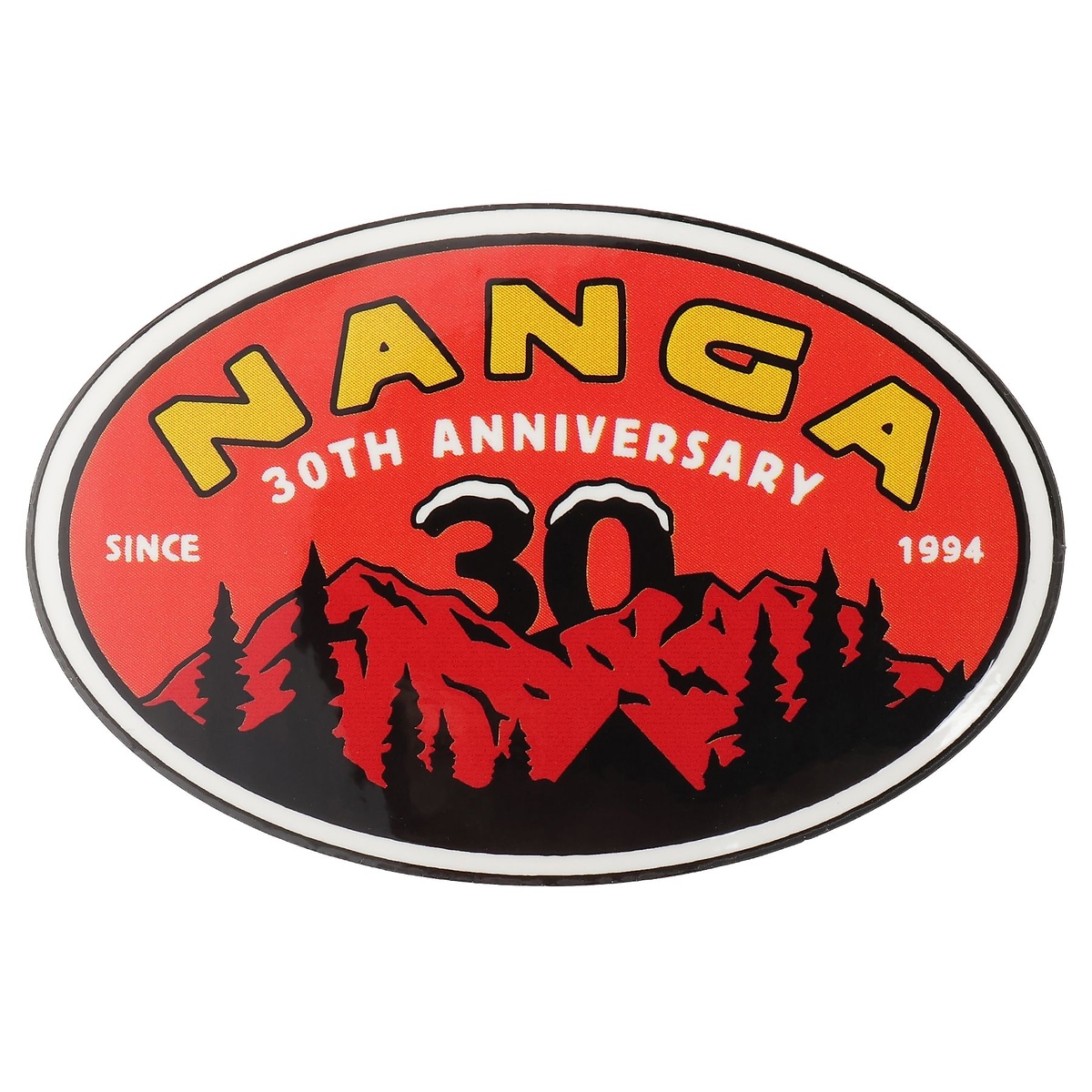 NANGA 30TH ANNIVERSARY STICKER OVAL
