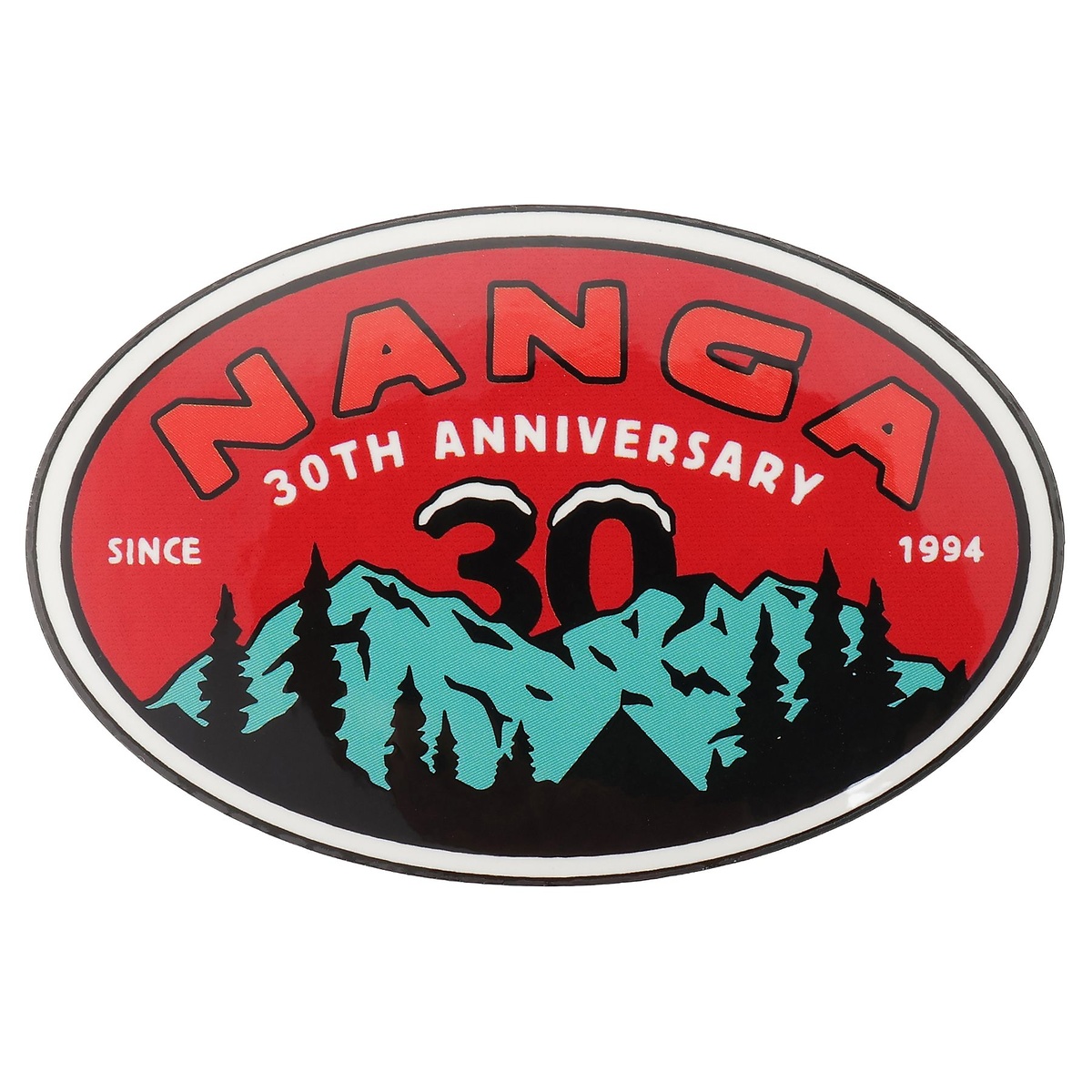 NANGA 30TH ANNIVERSARY STICKER OVAL