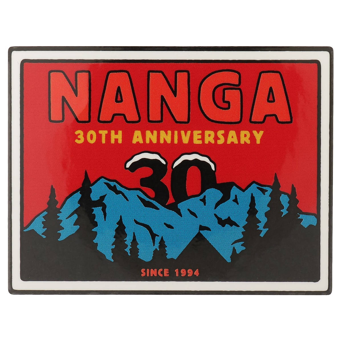 NANGA 30TH ANNIVERSARY STICKER SQUARE