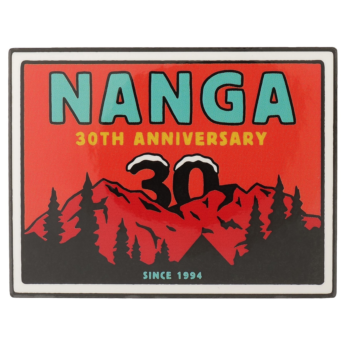 NANGA 30TH ANNIVERSARY STICKER SQUARE