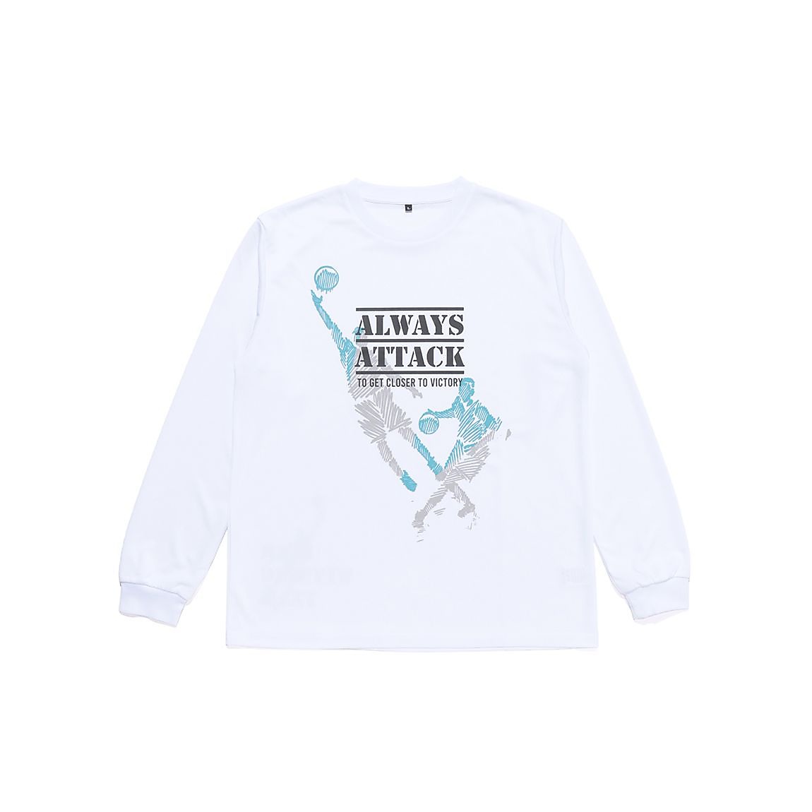 24AWグラフィック長袖Tシャツ Always Attack