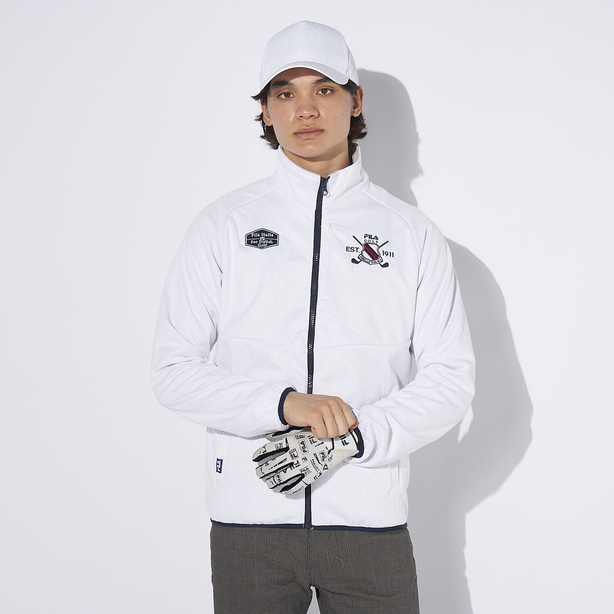 FILA GOLF 高周波キルトボンディングブルゾン
