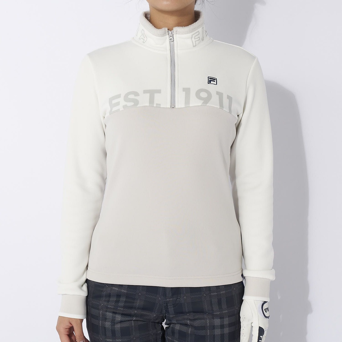 FILA GOLF 長袖ハーフジップシャツ