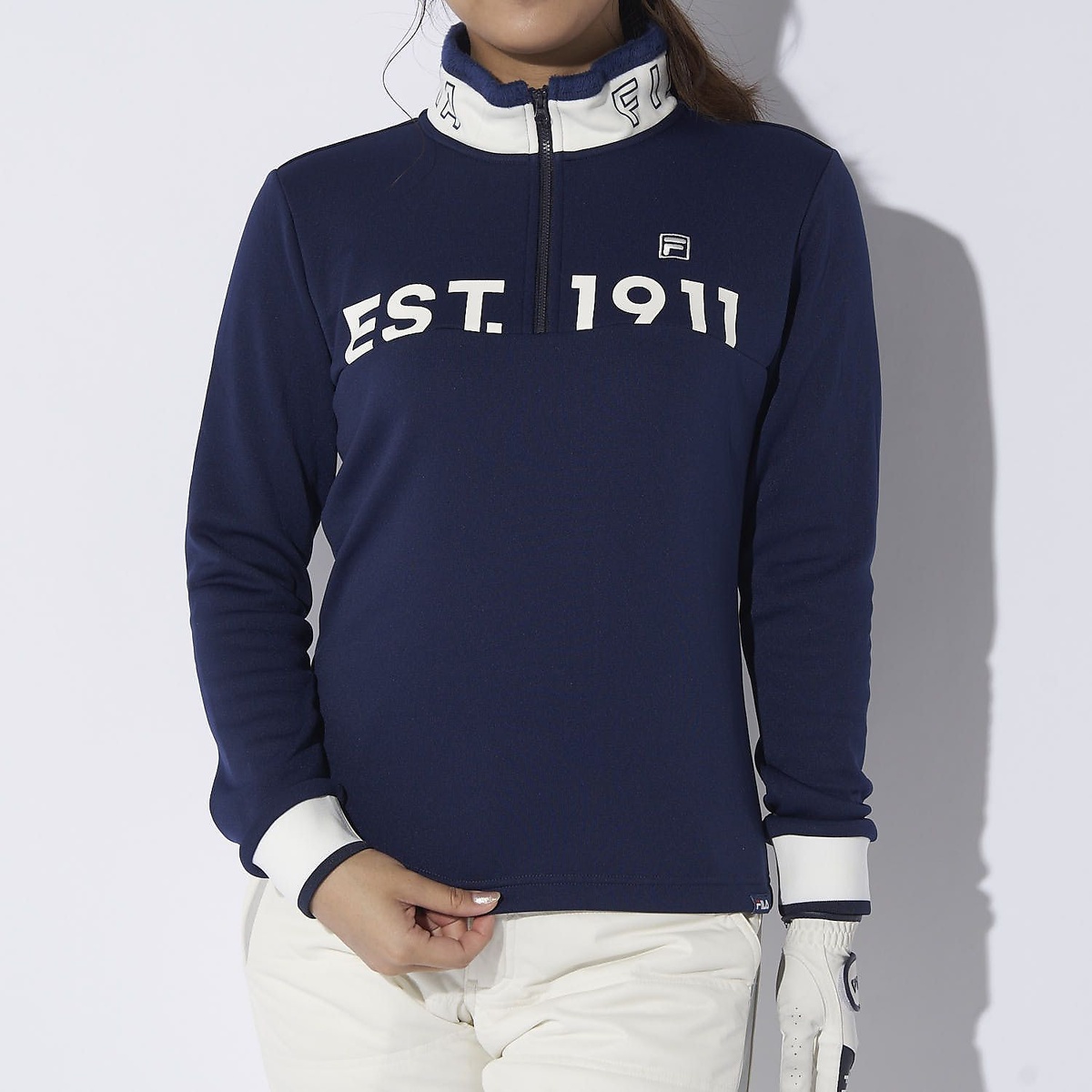 FILA GOLF 長袖ハーフジップシャツ