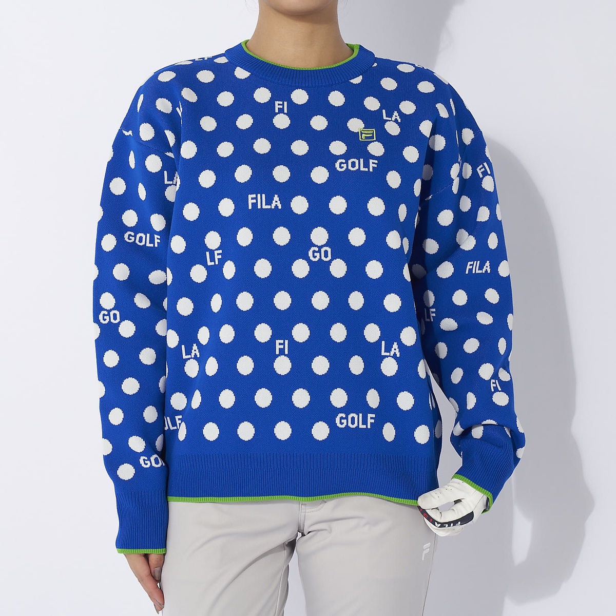 FILA GOLF 柄バリエーションセーター