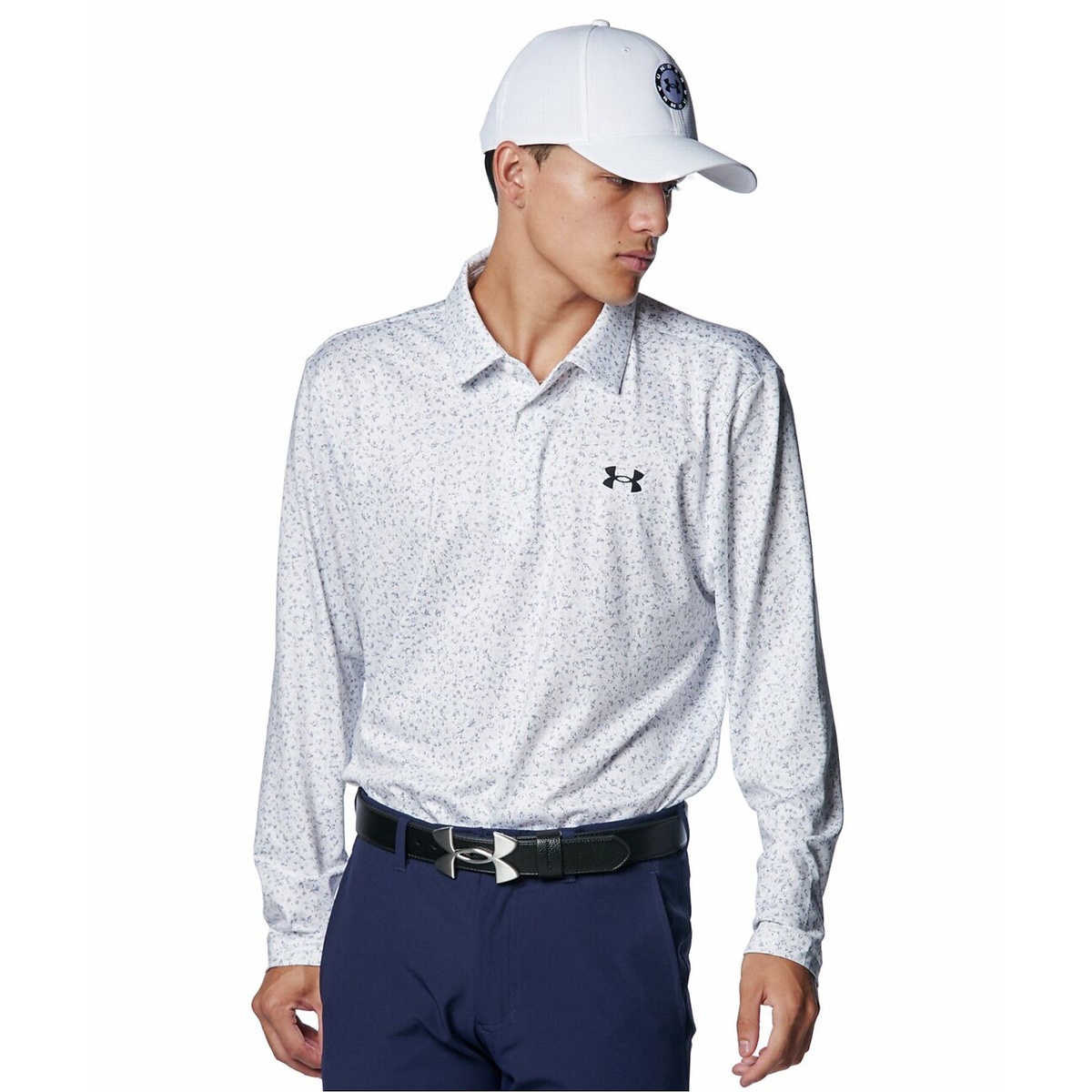 UA Playoff Printed Long Sleeve Polo