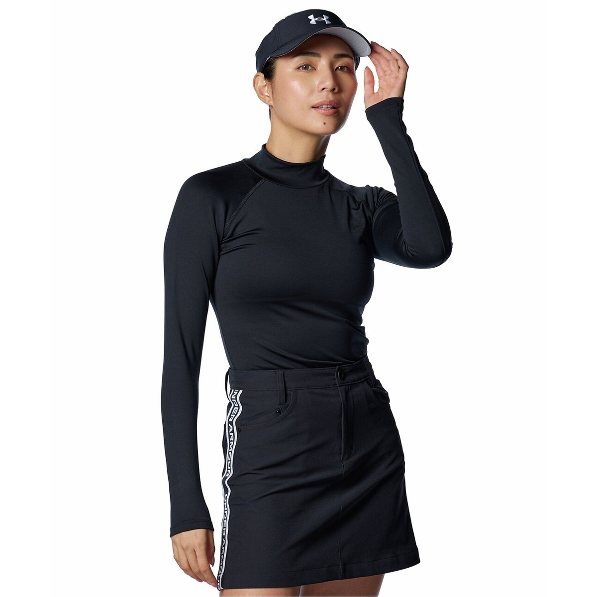 UA COLDGEAR INFRARED COMPRESSION LONG SLEEVE MOCK NECK SHIRT