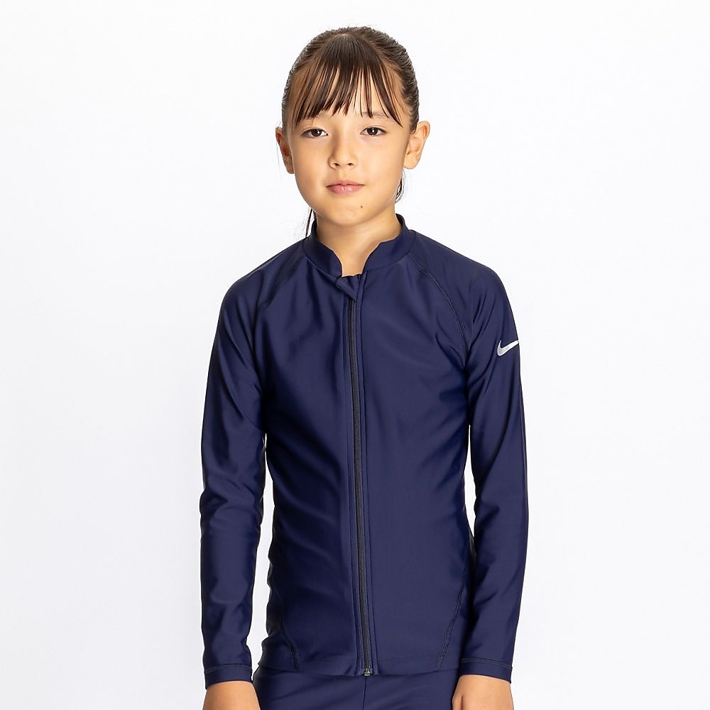 ナイキ SS25 ユニセックスジップ付き長袖ラッシュガード