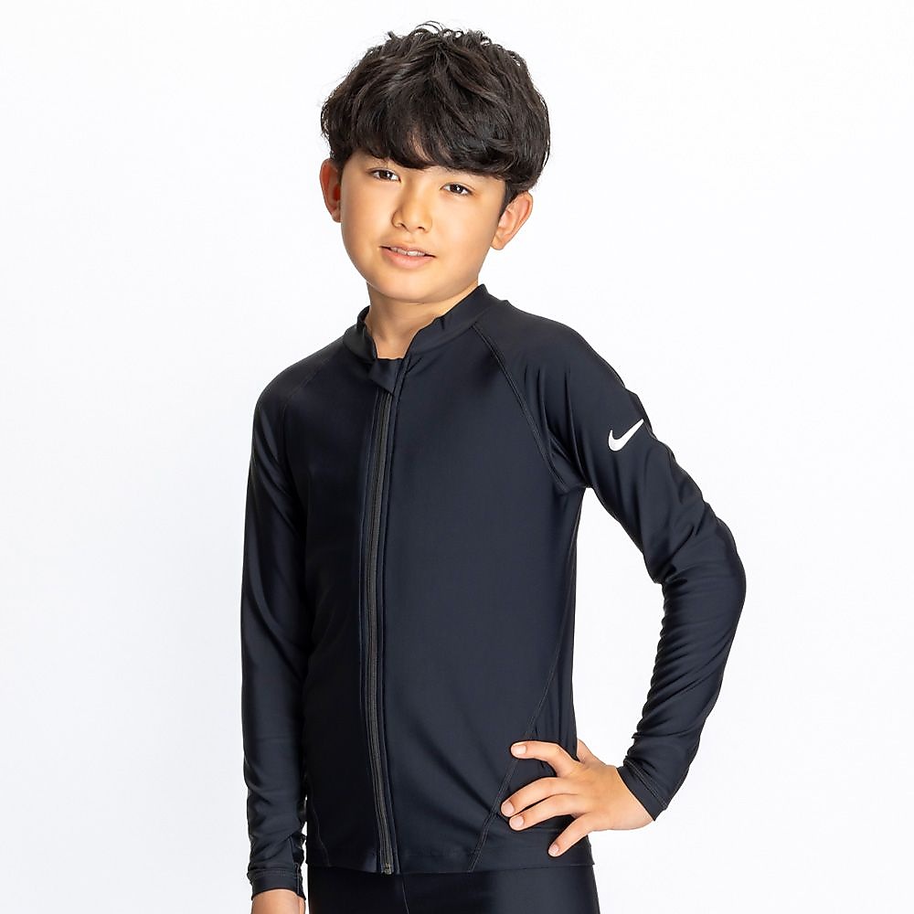 ナイキ SS25 ユニセックスジップ付き長袖ラッシュガード