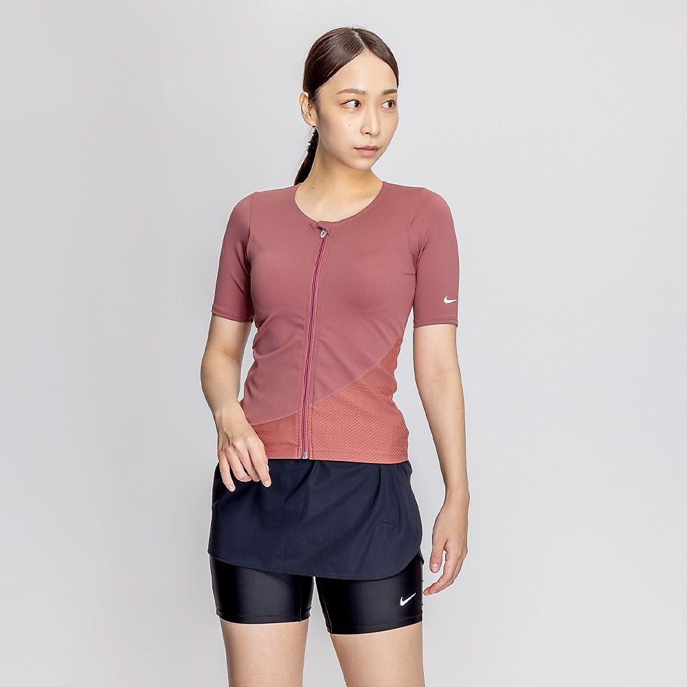 ナイキ SP25 ジップ付き半袖2in1スカートショーツセパレーツ