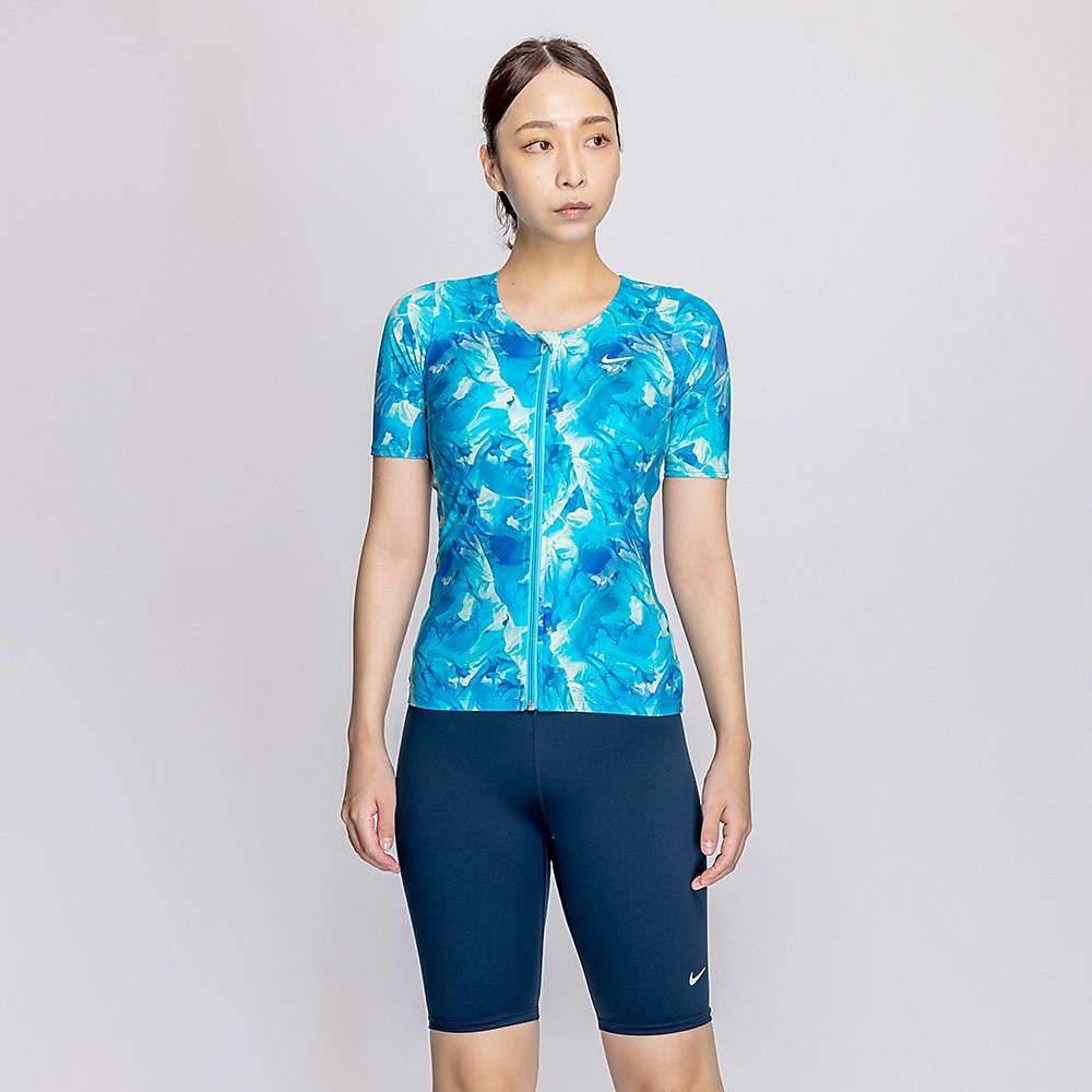 ナイキ SP25 総柄ジップ付き半袖セパレーツ