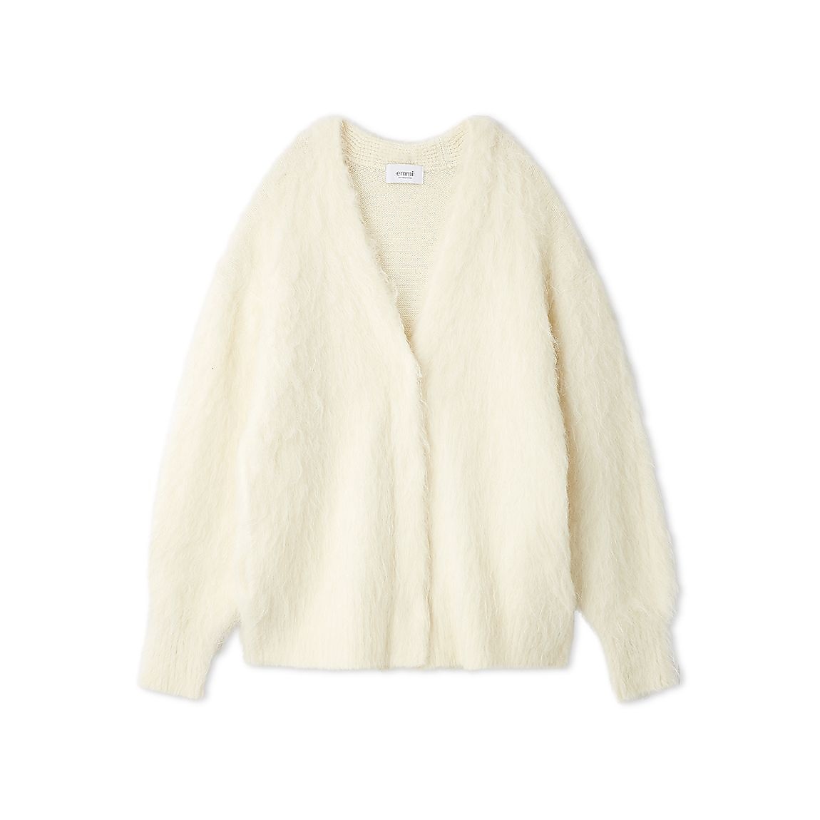 シャギーニットVネックカーディガン