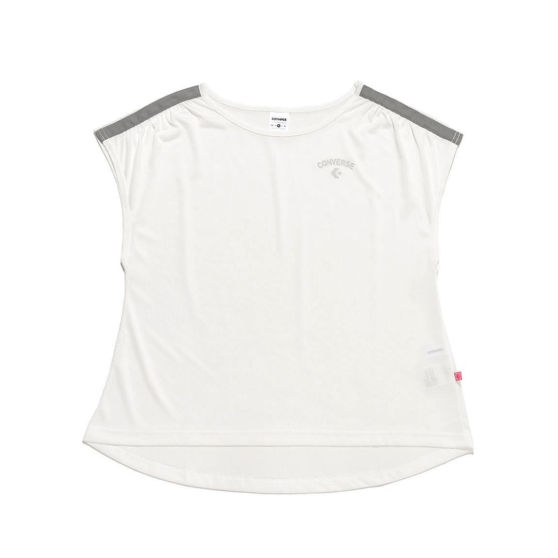 SHOULDER GATHER NS TEE LADIES