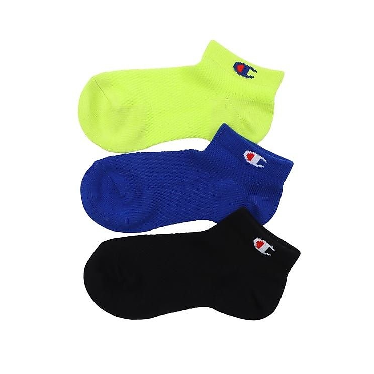 KIDSメッシュスニーカーインソックス3P