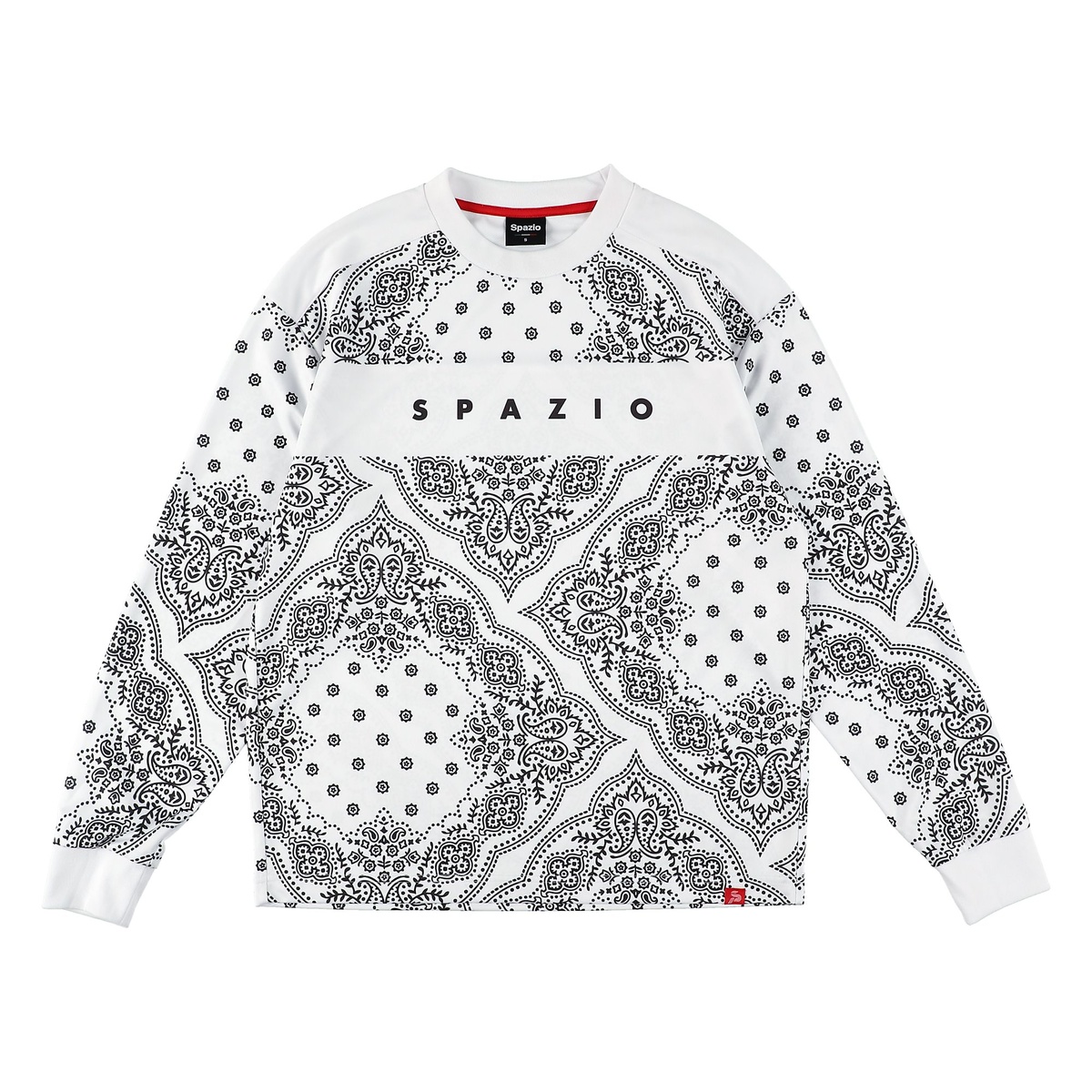 オーバーサイズ長袖バンダナプラシャツ(OVER SIZE LONG SLEEVE BANBANA PRACTICE SHIRT)