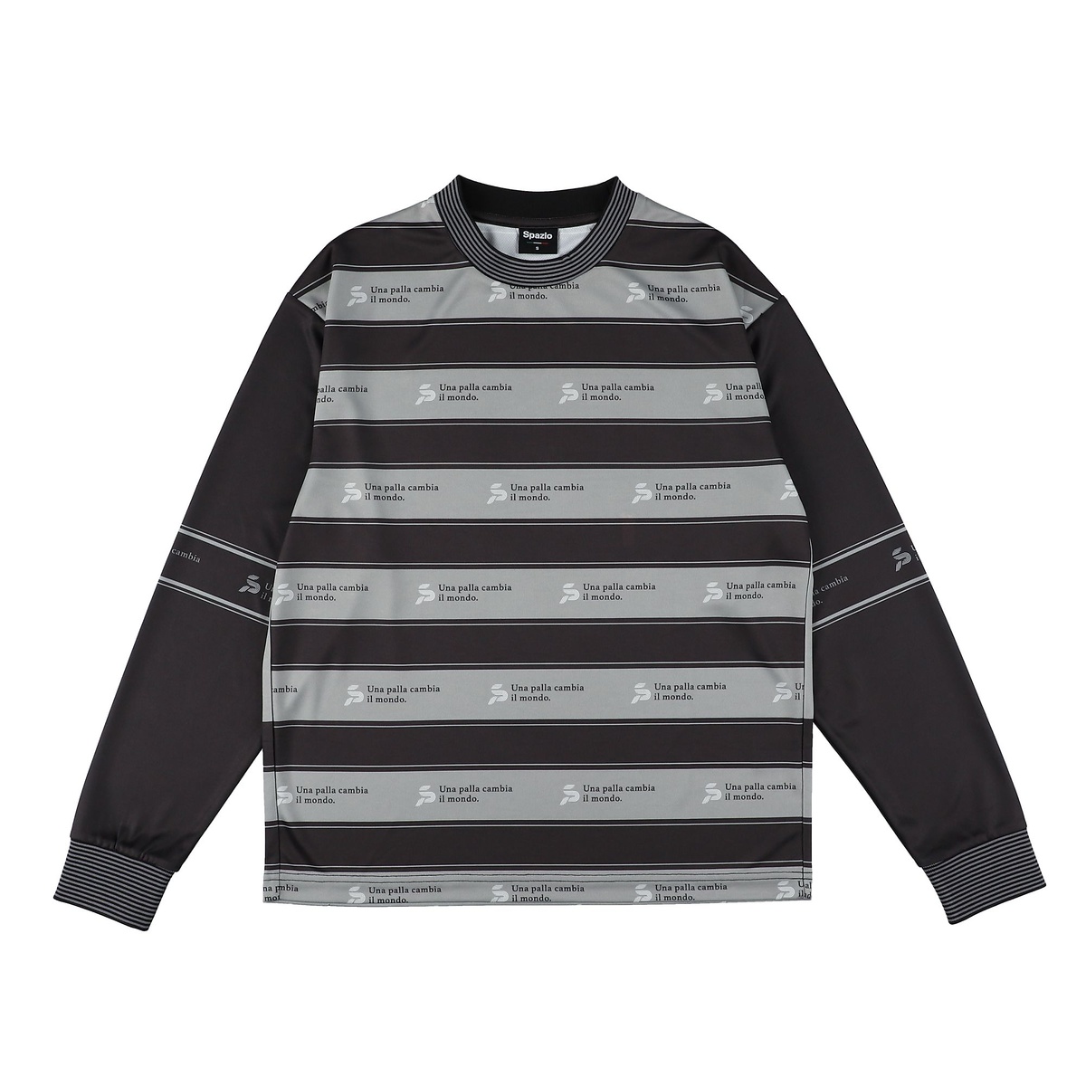 Jr.オーバーサイズ長袖ボーダープラシャツ(JR OVER SIZE LONG SLEEVE BORDER PRACTICE SHIRT)
