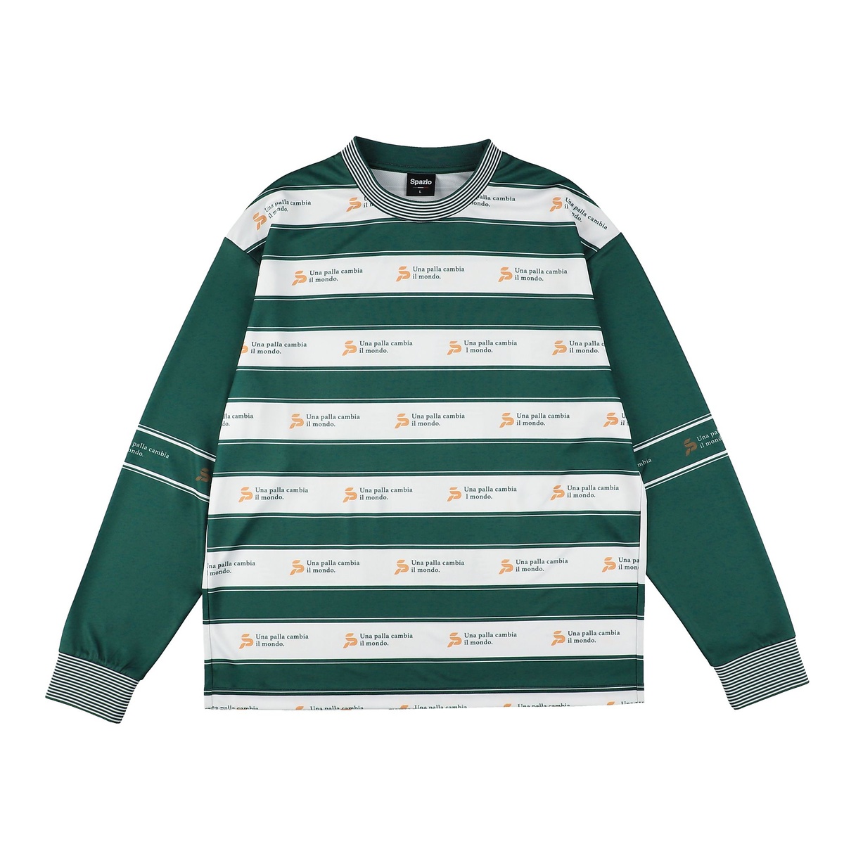 Jr.オーバーサイズ長袖ボーダープラシャツ(JR OVER SIZE LONG SLEEVE BORDER PRACTICE SHIRT)