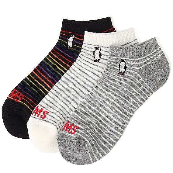 3P Booby Border Ankle Socks