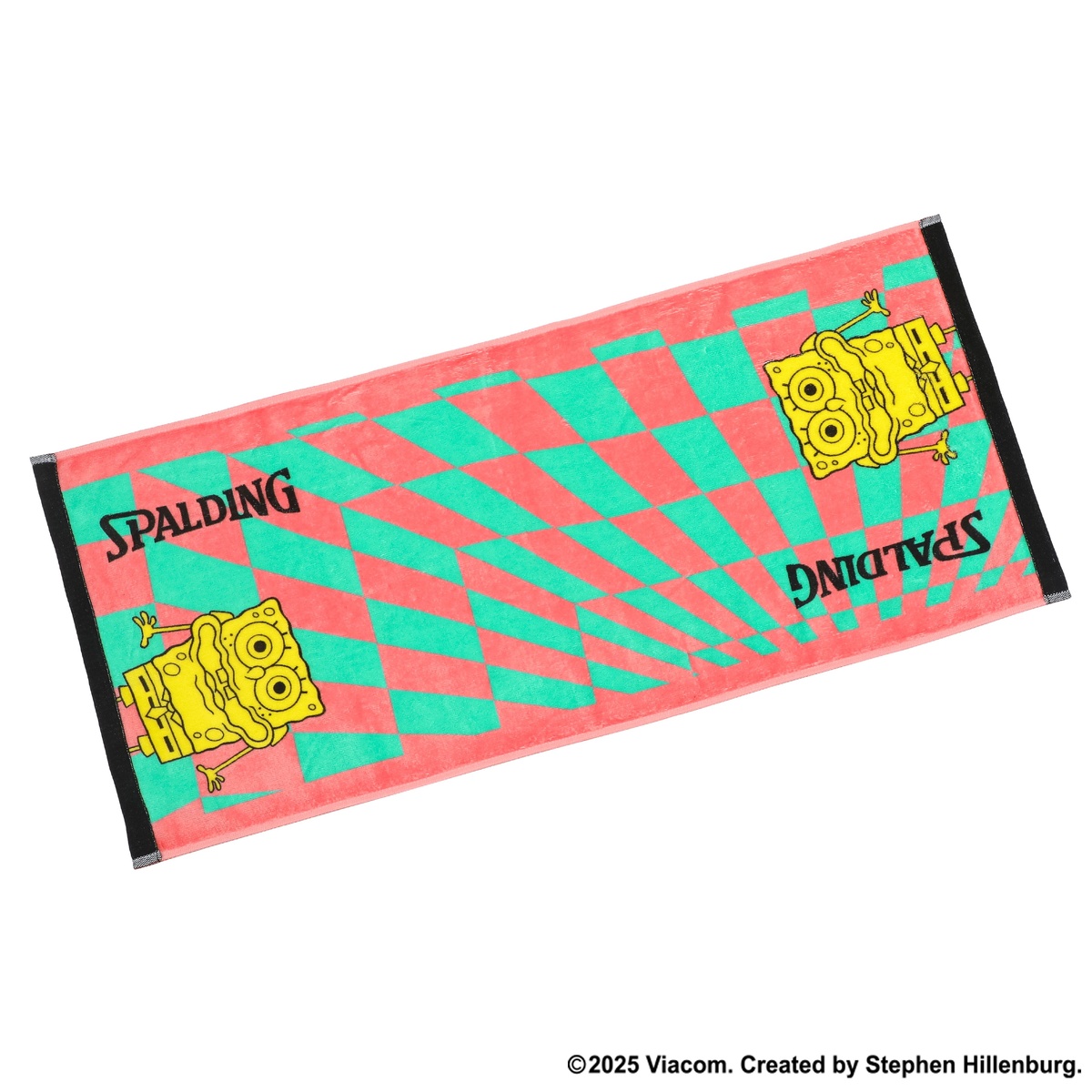 プリントタオル スポンジ・ボブ チェッカーフラッグ