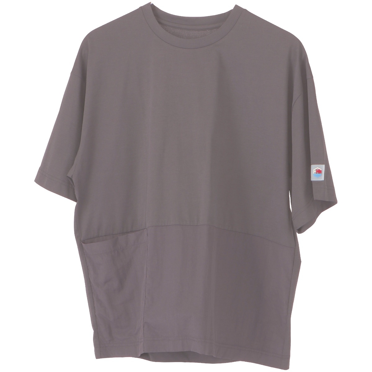 メンズ半袖プルオーバーTシャツ(脇ポケット)